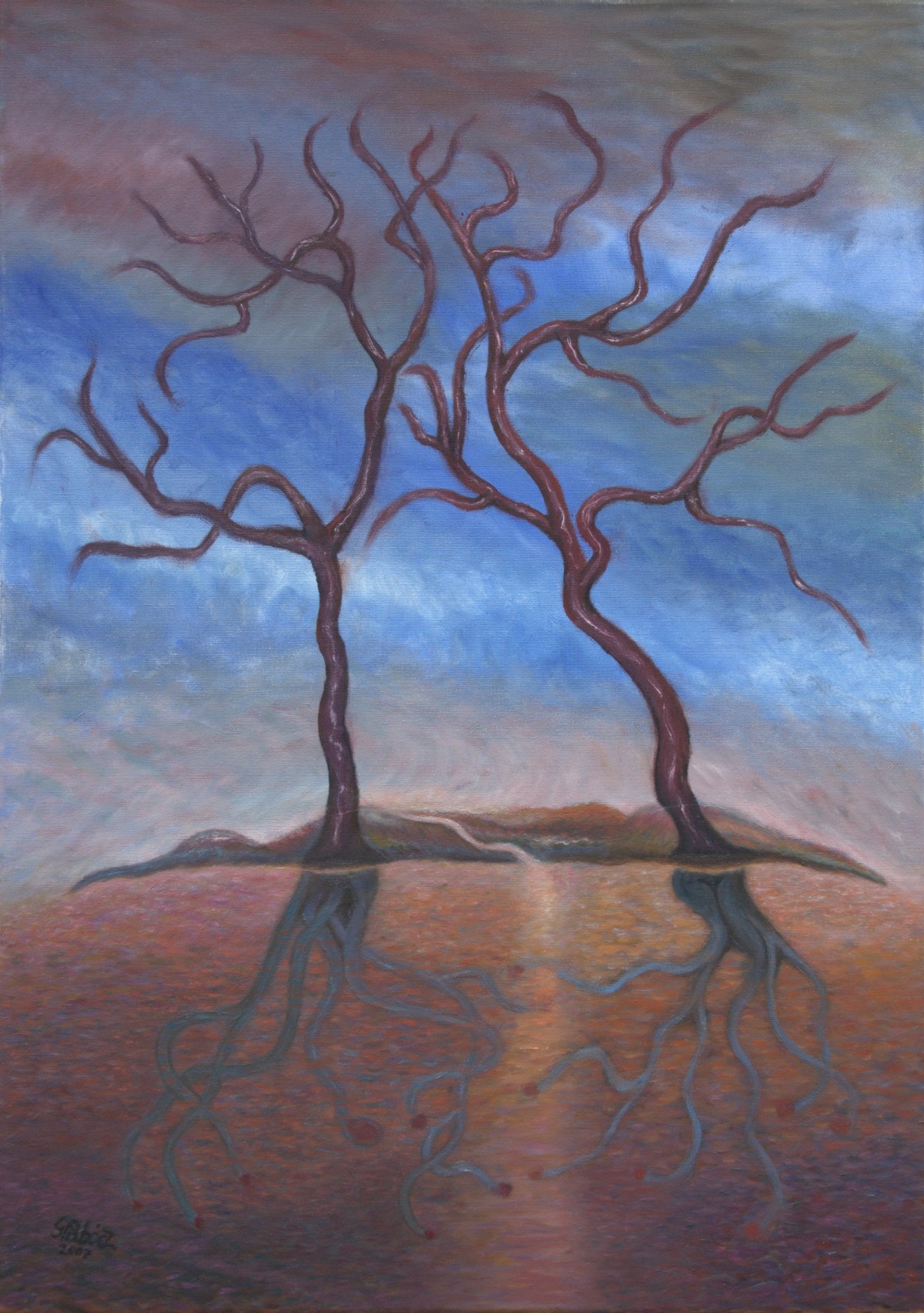 Tango  (oil on canvas, 50x70 cm), 2007